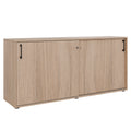 CHOICE Schiebetürenschrank | 2 OH, 1600 x 740 mm, Bernsteineiche - 1 Thumbnail Image