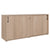 CHOICE Schiebetürenschrank | 2 OH, 1600 x 740 mm, Bernsteineiche
