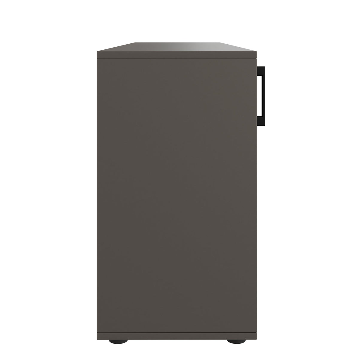 CHOICE sliding door wardrobe | 2 OH, 1600 x 740 mm, Cubanite gray - 4 Lightbox Main Image