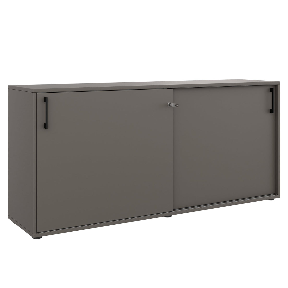 CHOICE sliding door wardrobe | 2 OH, 1600 x 740 mm, Cubanite gray - 1 Lightbox Main Image