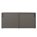 CHOICE sliding door wardrobe | 2 OH, 1600 x 740 mm, Cubanite gray - 3 Thumbnail Image