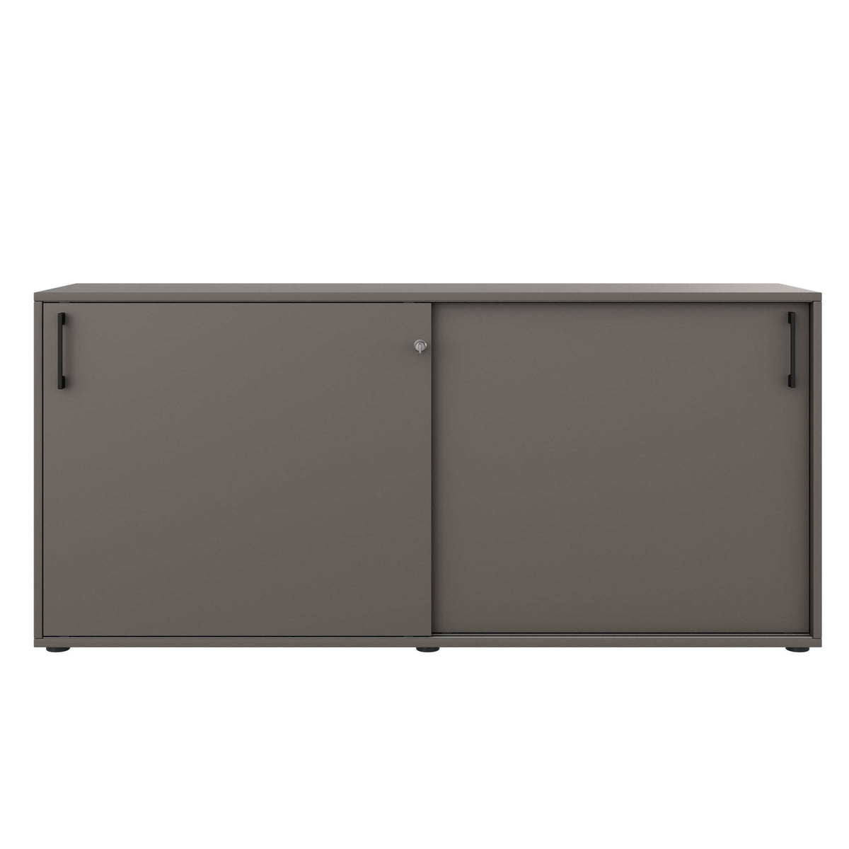 CHOICE sliding door wardrobe | 2 OH, 1600 x 740 mm, Cubanite gray - 3 Lightbox Main Image