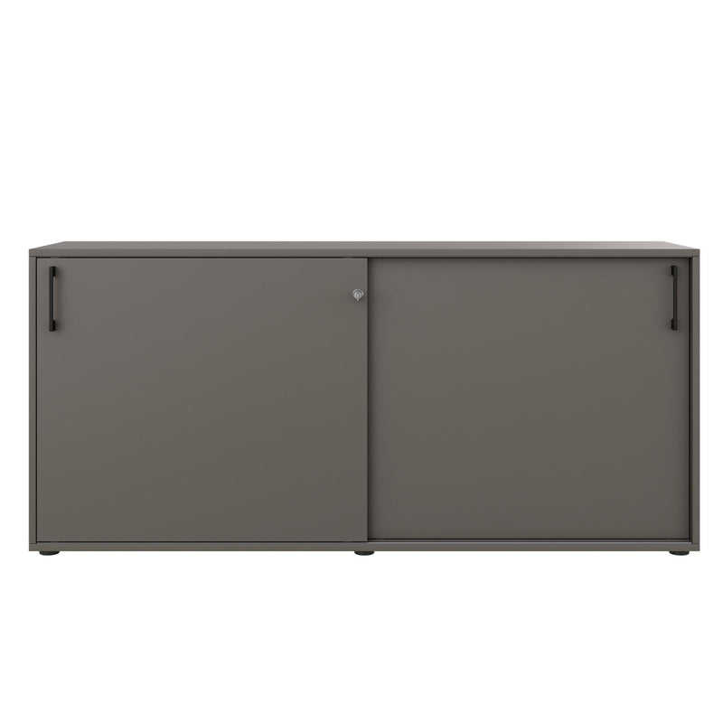 CHOICE sliding door wardrobe | 2 OH, 1600 x 740 mm, Cubanite gray - 3 Main Image