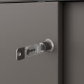 CHOICE sliding door wardrobe | 2 OH, 1600 x 740 mm, Cubanite gray - 7 Thumbnail Image
