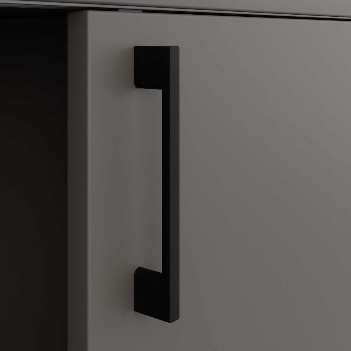 CHOICE sliding door wardrobe | 2 OH, 1600 x 740 mm, Cubanite gray - 6 Lightbox Main Image