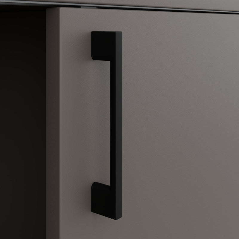 CHOICE sliding door wardrobe | 2 OH, 1600 x 740 mm, Cubanite gray - 6 Main Image