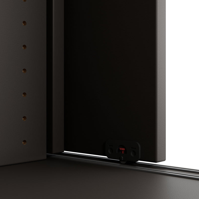 CHOICE sliding door wardrobe | 2 OH, 1600 x 740 mm, Cubanite gray - 10 Main Image