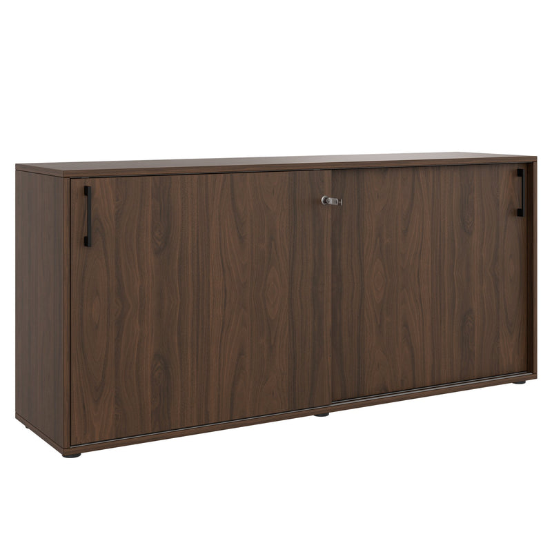 CHOICE sliding door wardrobe | 2 OH, 1600 x 740 mm, walnut - 1 Main Image