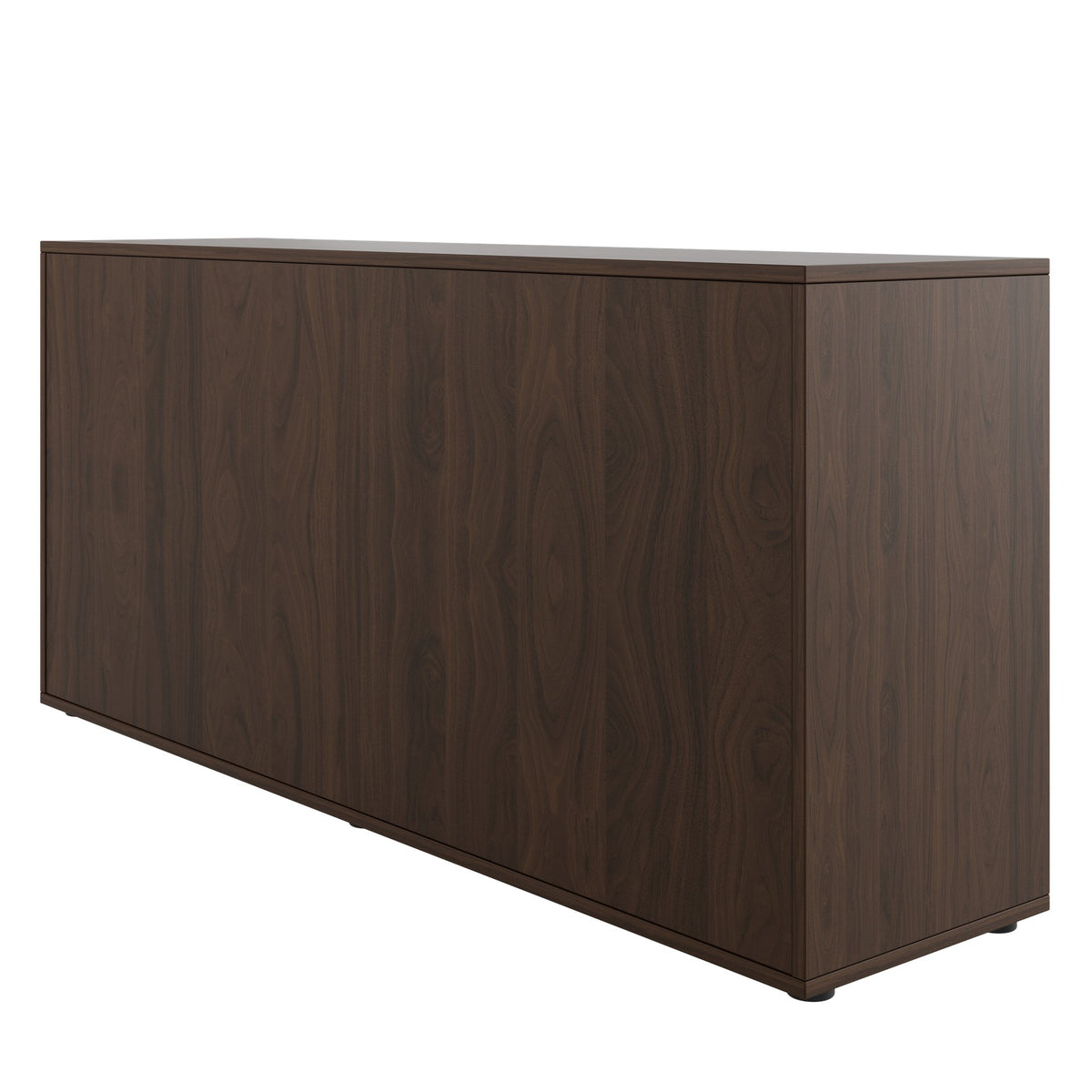 CHOICE sliding door wardrobe | 2 OH, 1600 x 740 mm, walnut - 5 Lightbox Main Image