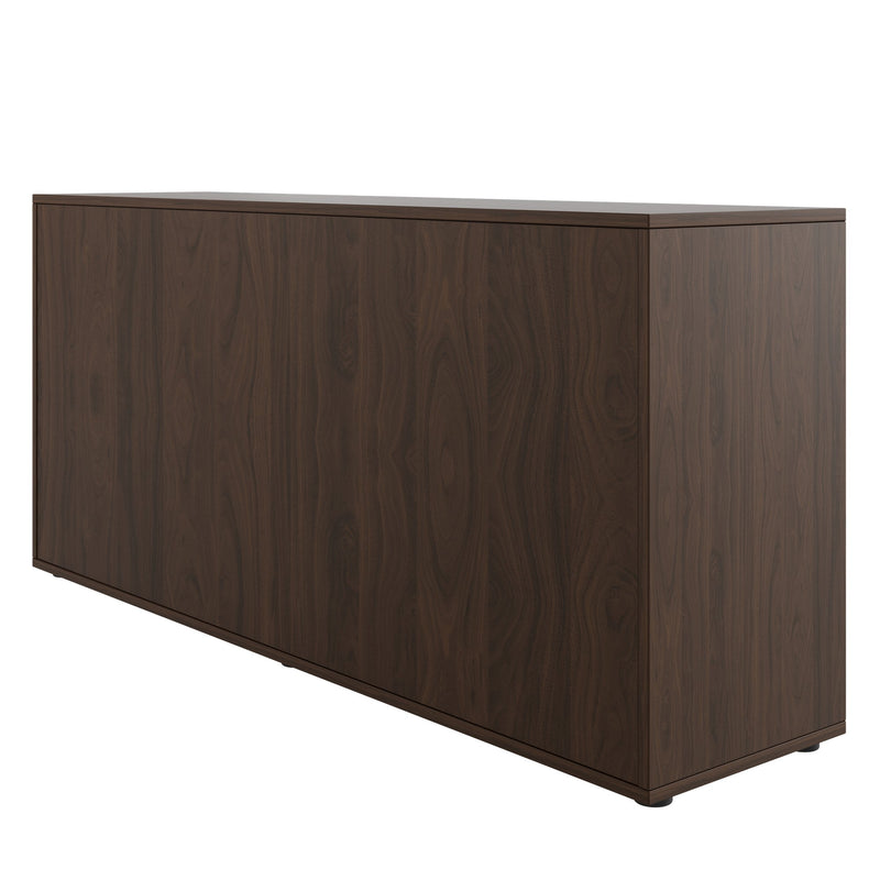 CHOICE sliding door wardrobe | 2 OH, 1600 x 740 mm, walnut - 5 Main Image