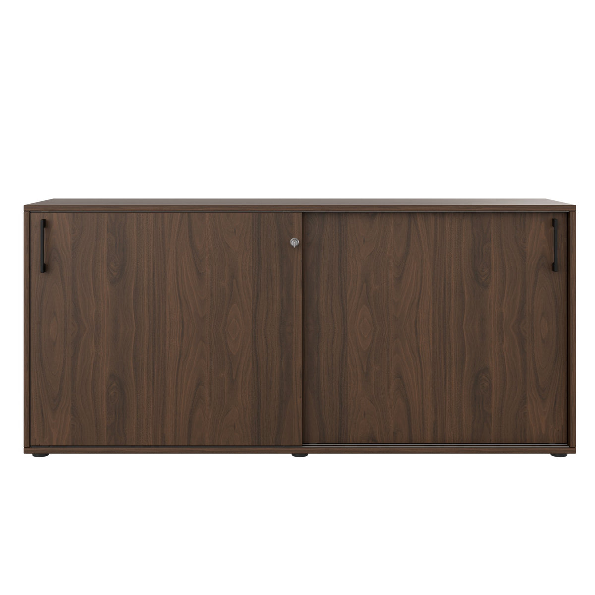 CHOICE sliding door wardrobe | 2 OH, 1600 x 740 mm, walnut - 3 Lightbox Main Image
