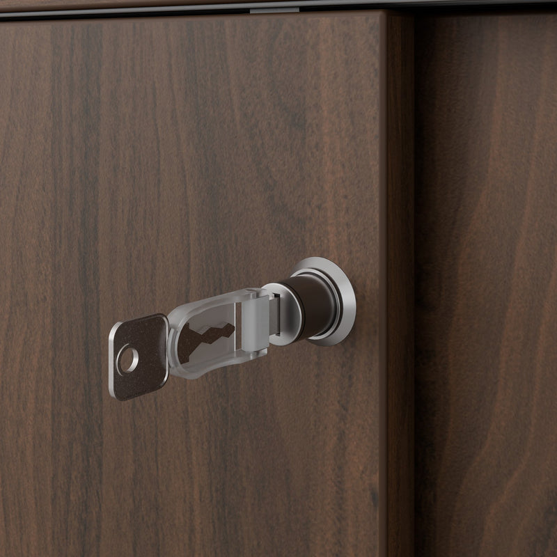 CHOICE sliding door wardrobe | 2 OH, 1600 x 740 mm, walnut - 7 Main Image