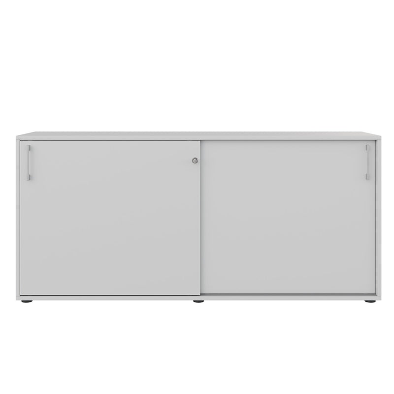 Armadio con ante scorrevoli CHOICE | 2 OH, 1600 x 740 mm, grigio perla - 3 Main Image