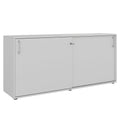 Armadio con ante scorrevoli CHOICE | 2 OH, 1600 x 740 mm, grigio perla - 1 Thumbnail Image