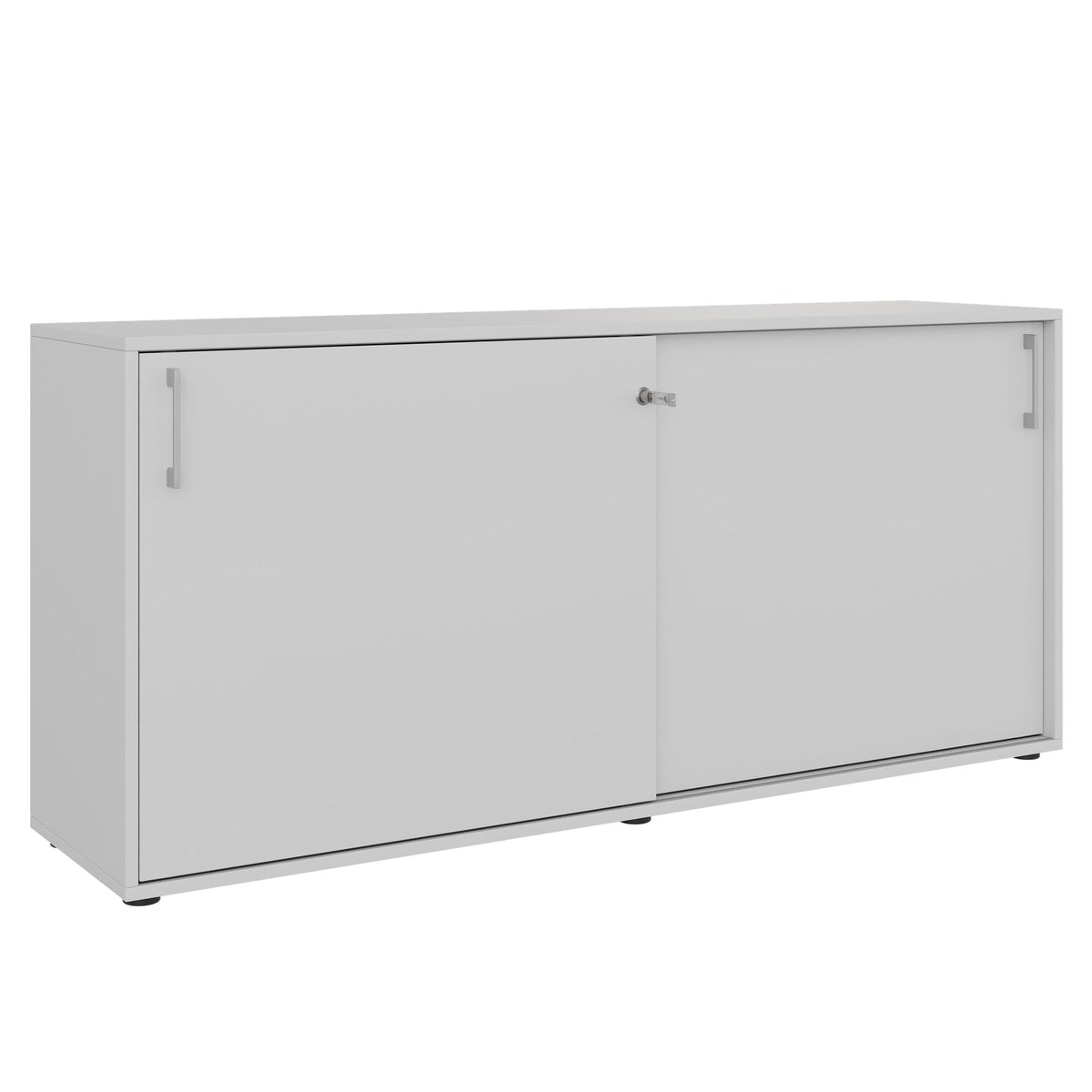 Armadio con ante scorrevoli CHOICE | 2 OH, 1600 x 740 mm, grigio perla - 1 Lightbox Main Image