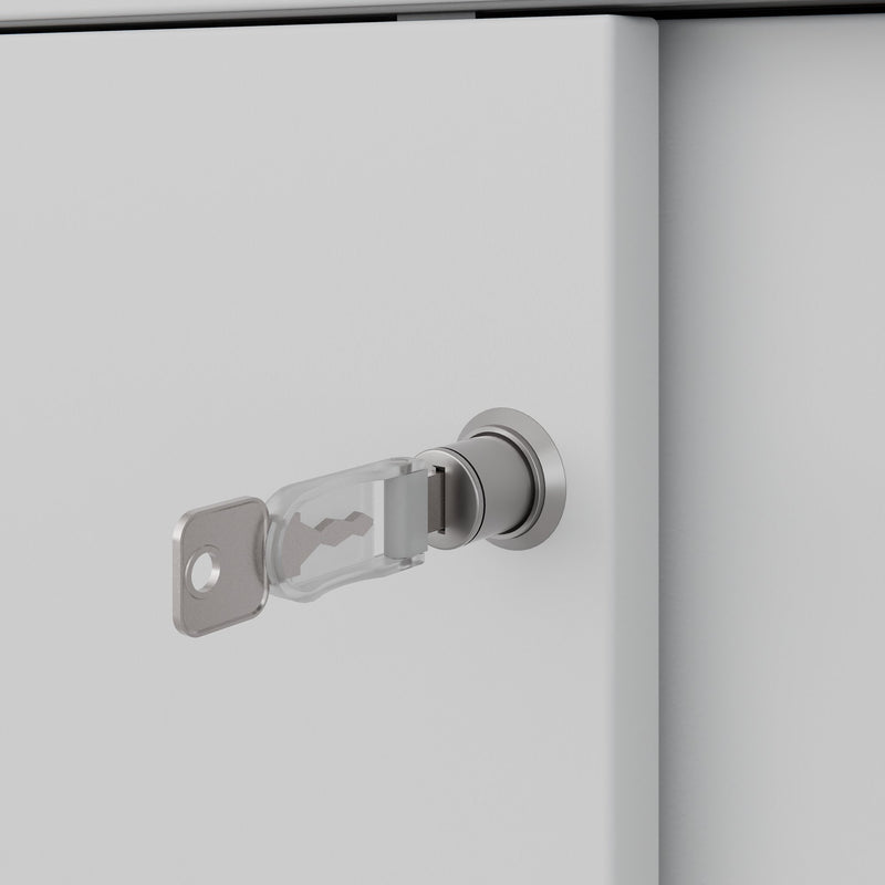 Armadio con ante scorrevoli CHOICE | 2 OH, 1600 x 740 mm, grigio perla - 7 Main Image