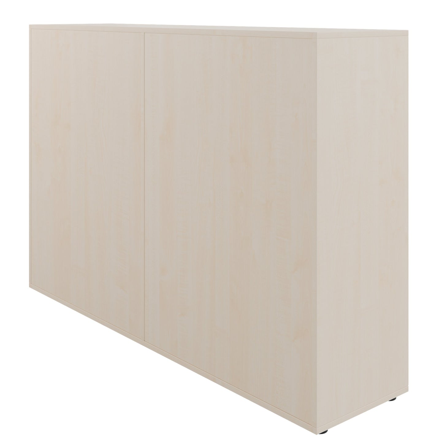 Armoire à portes coulissantes CHOICE | 3 OH, 1600 x 1095 mm, érable / blanc
