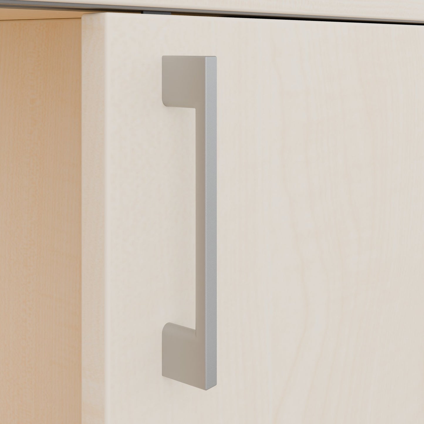 Armoire à portes coulissantes CHOICE | 3 étagères, 1600 x 1095 mm, érable