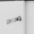 Armadio con ante scorrevoli CHOICE | 3 ripiani, 1600 x 1095 mm, antracite / bianco - 7 Thumbnail Image