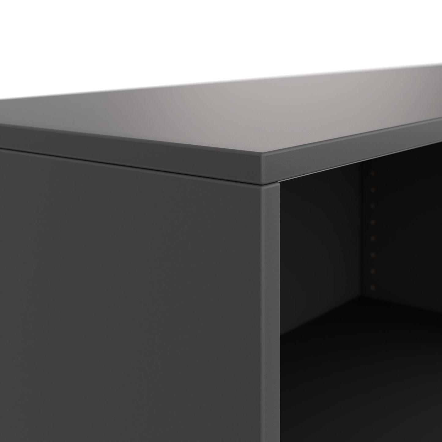 Armoire à portes coulissantes CHOICE | 3 OH, 1600 x 1095 mm, anthracite / blanc
