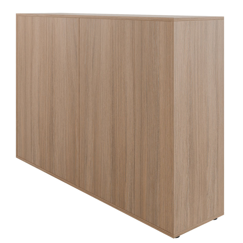 Armadio con ante scorrevoli CHOICE | 3 ripiani, 1600 x 1095 mm, rovere ambra - 5 Main Image