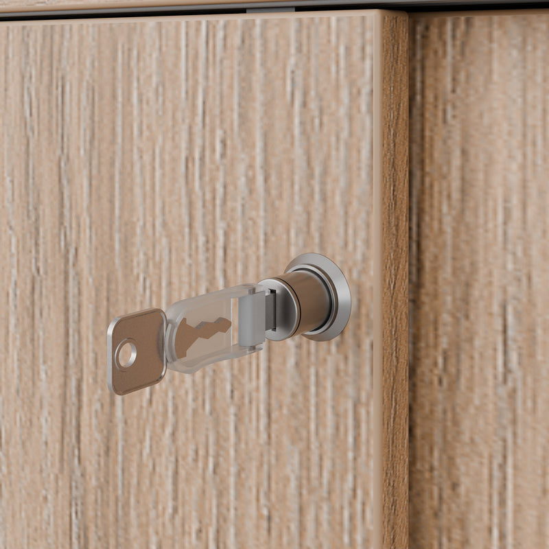 Armadio con ante scorrevoli CHOICE | 3 ripiani, 1600 x 1095 mm, rovere ambra - 7 Main Image