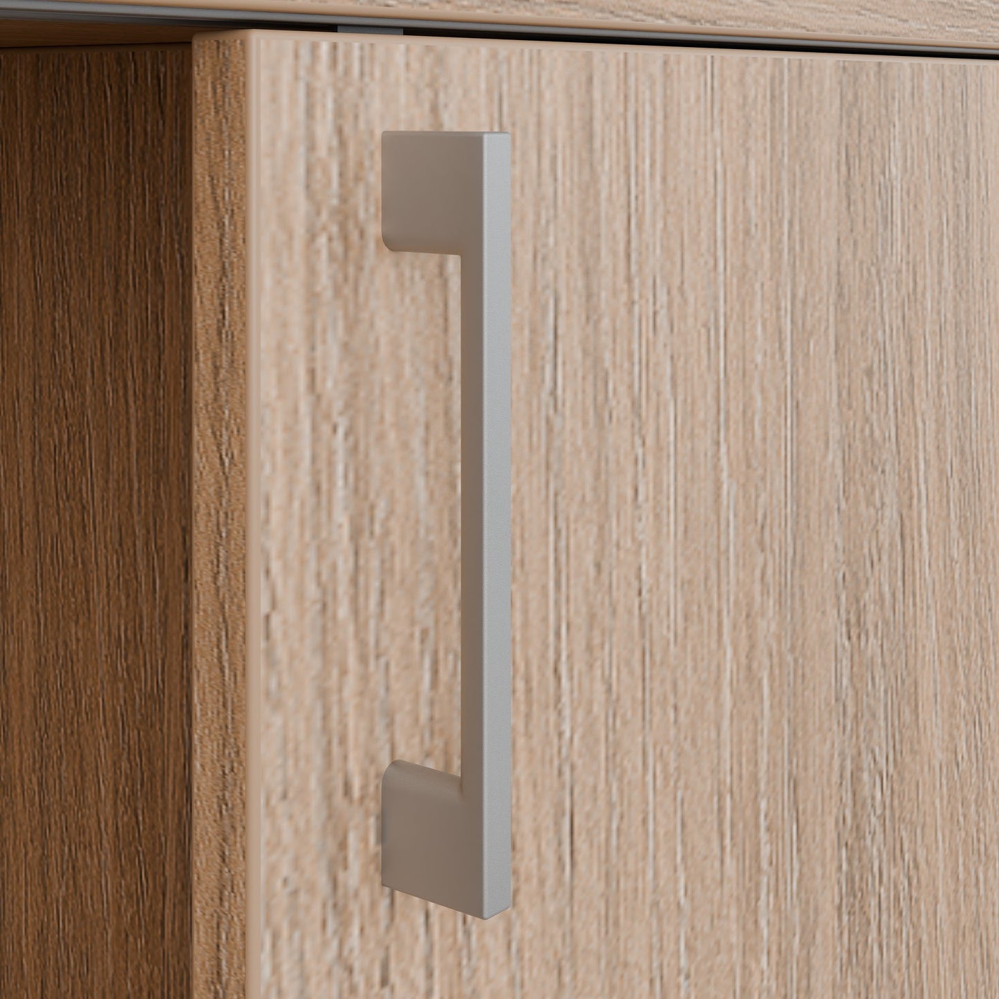 Armoire à portes coulissantes CHOICE | 3 OH, 1600 x 1095 mm, chêne ambré