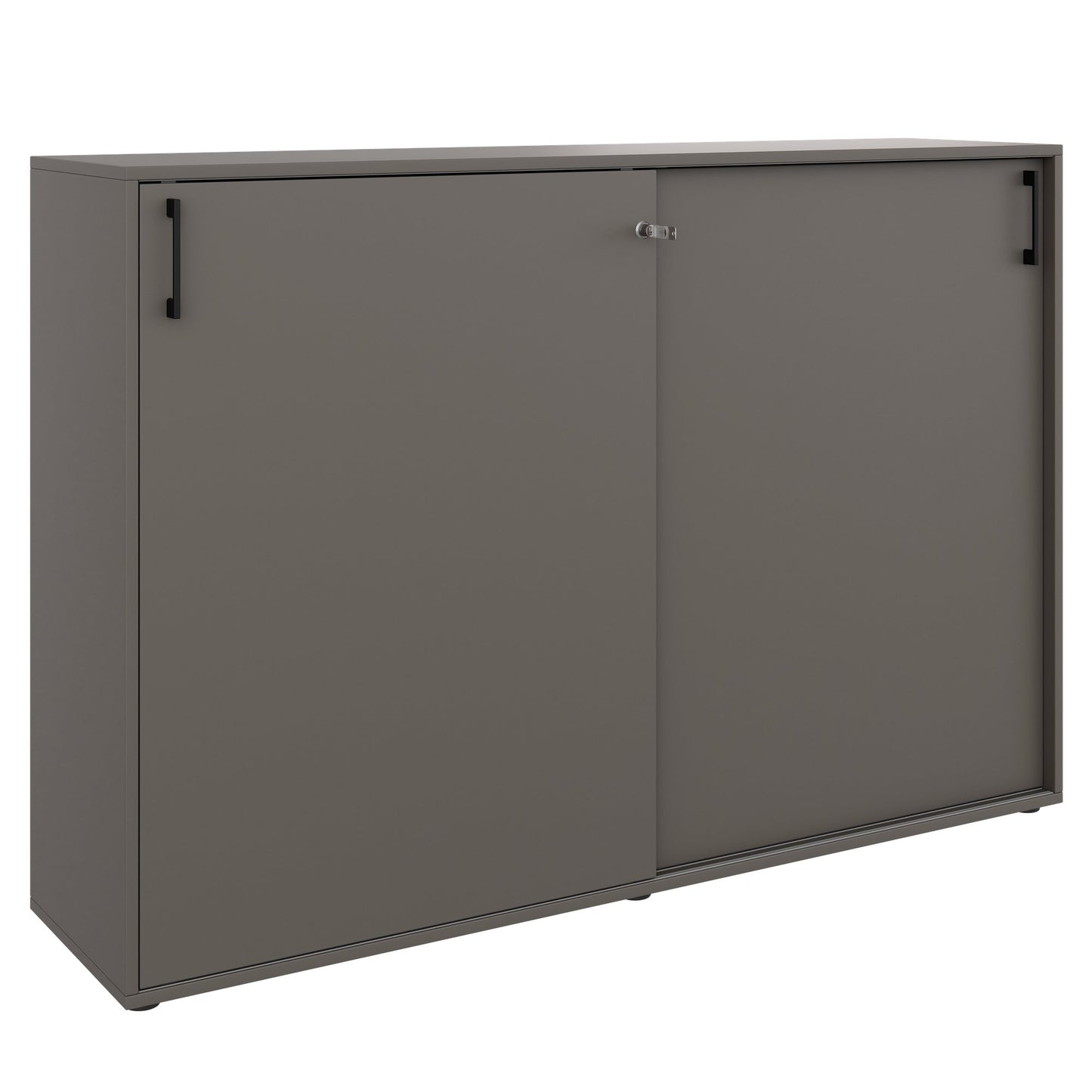 Armoire à portes coulissantes CHOICE | 3 OH, 1600 x 1095 mm, gris cubanite