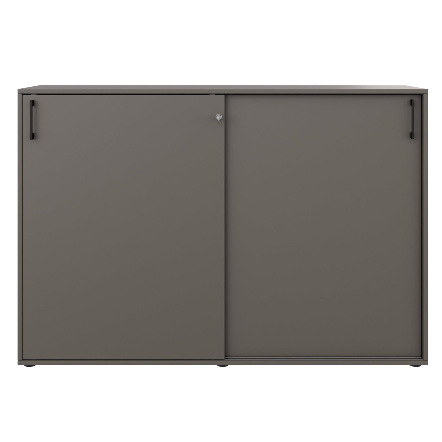 Armoire à portes coulissantes CHOICE | 3 OH, 1600 x 1095 mm, gris cubanite