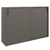 Armoire à portes coulissantes CHOICE | 3 OH, 1600 x 1095 mm, gris cubanite