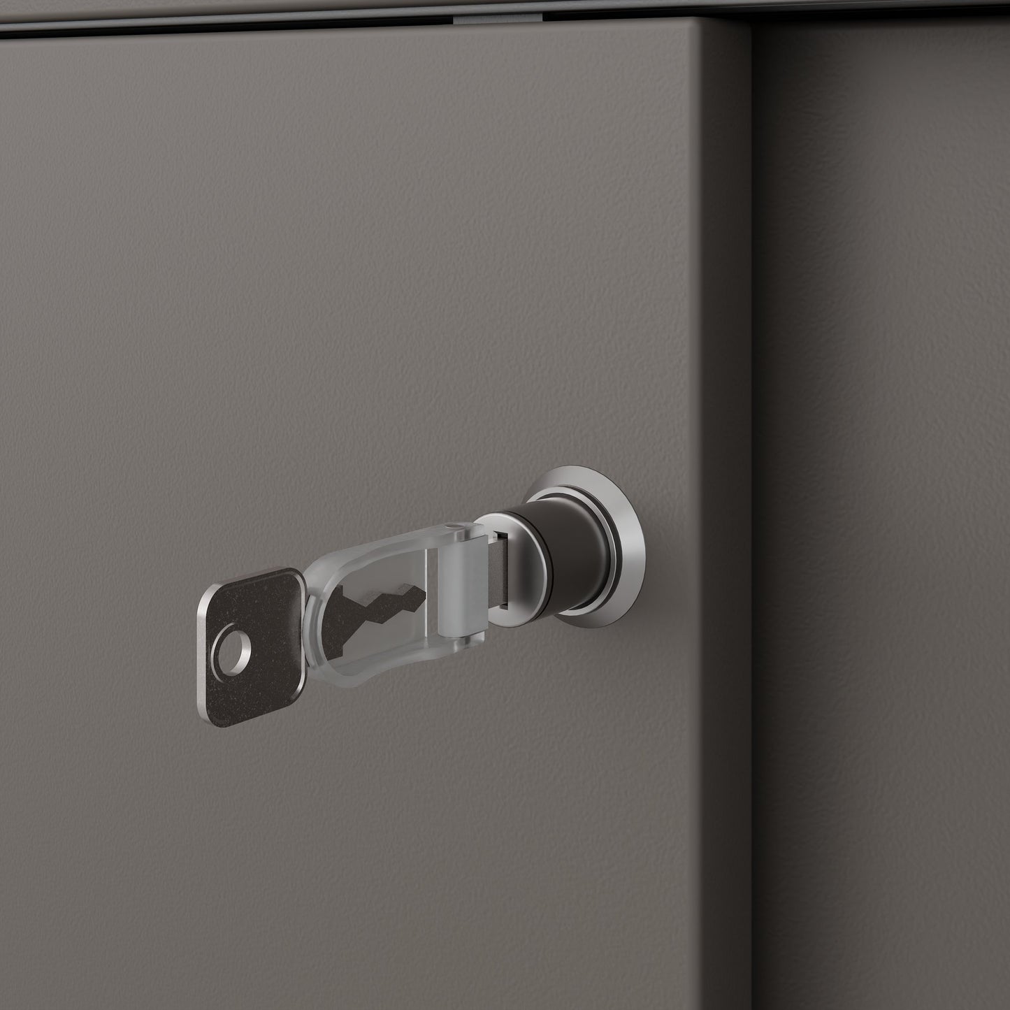 Armoire à portes coulissantes CHOICE | 3 OH, 1600 x 1095 mm, gris cubanite
