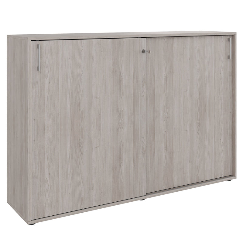 Armadio con ante scorrevoli CHOICE | 3 ripiani, 1600 x 1095 mm, rovere nordico grigio - 1 Main Image