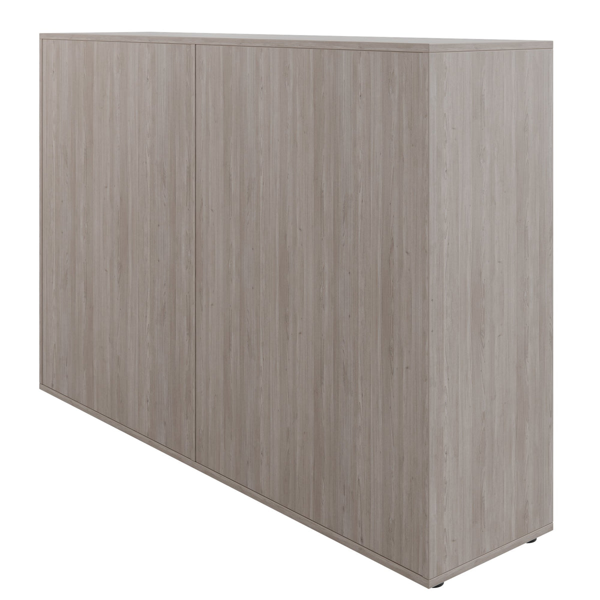 Armadio con ante scorrevoli CHOICE | 3 ripiani, 1600 x 1095 mm, rovere nordico grigio - 5 Lightbox Main Image