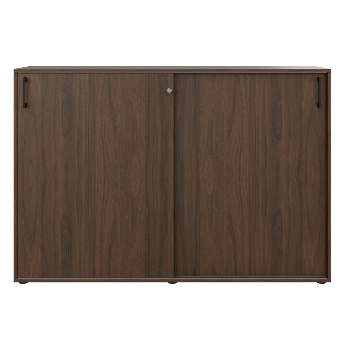 CHOICE sliding door wardrobe | 3 OH, 1600 x 1095 mm, walnut - 3 Lightbox Main Image