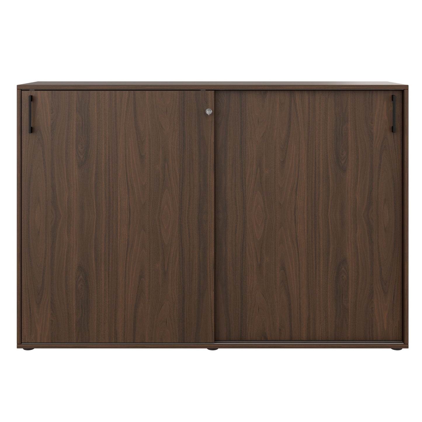 Armoire à portes coulissantes CHOICE | 3 étagères, 1600 x 1095 mm, noyer
