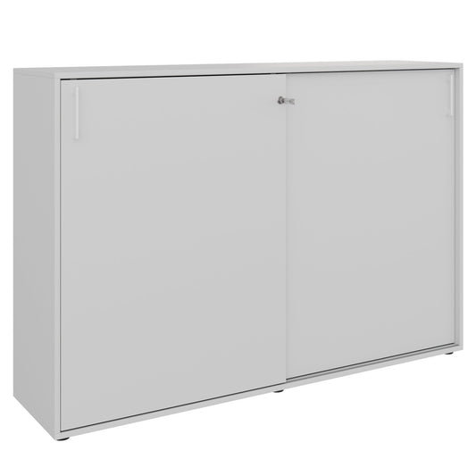 Armoire à portes coulissantes CHOICE | 3 OH, 1600 x 1095 mm, gris perle