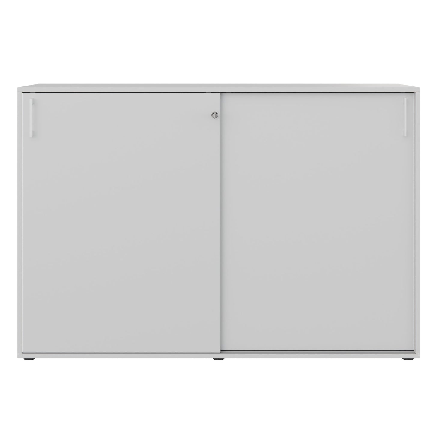 Armoire à portes coulissantes CHOICE | 3 OH, 1600 x 1095 mm, gris perle
