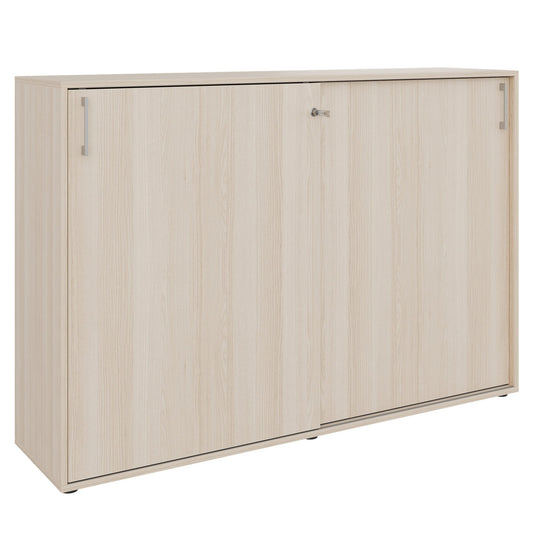 Armoire à portes coulissantes CHOICE | 3 OH, 1600 x 1095 mm, frêne sable