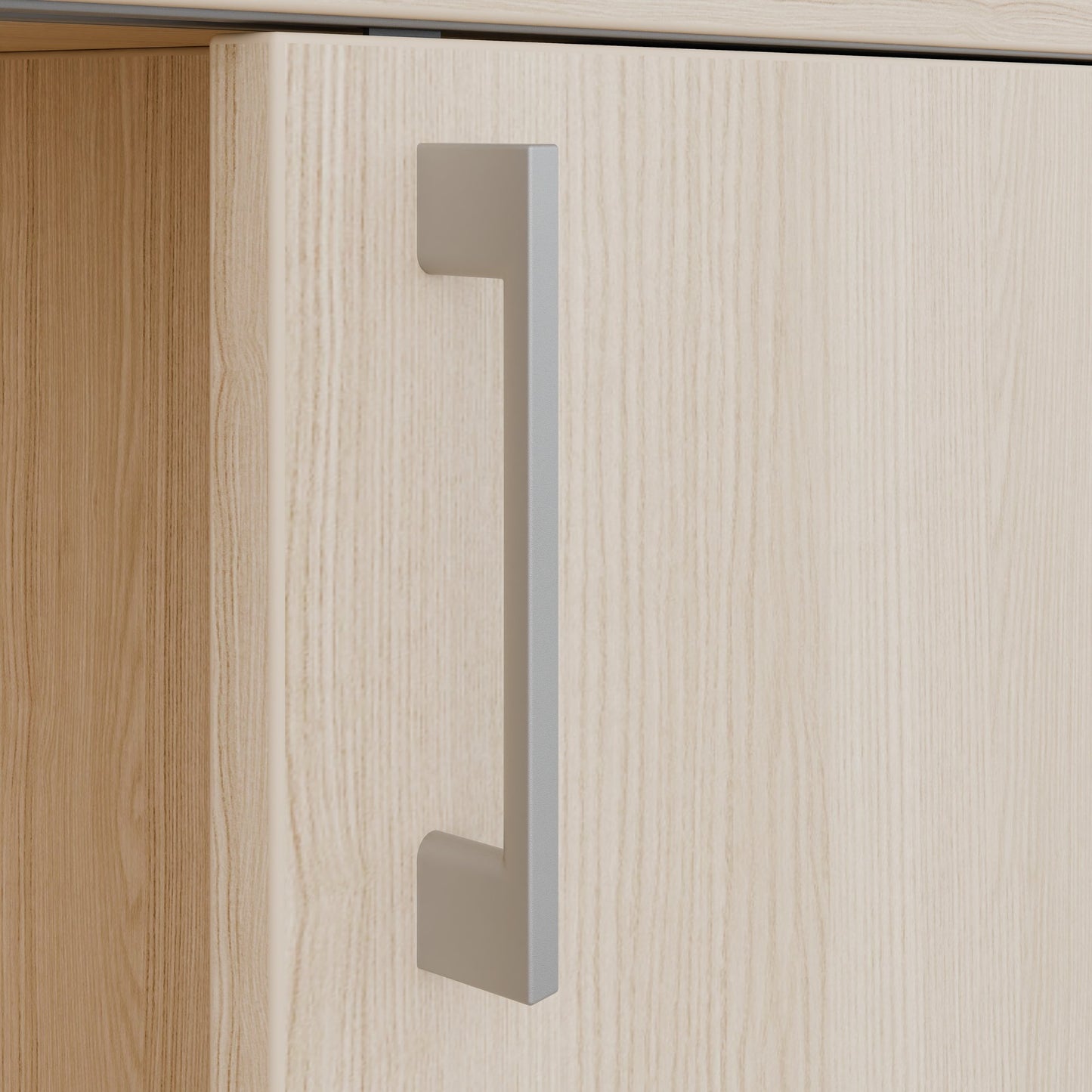 Armoire à portes coulissantes CHOICE | 3 OH, 1600 x 1095 mm, frêne sable