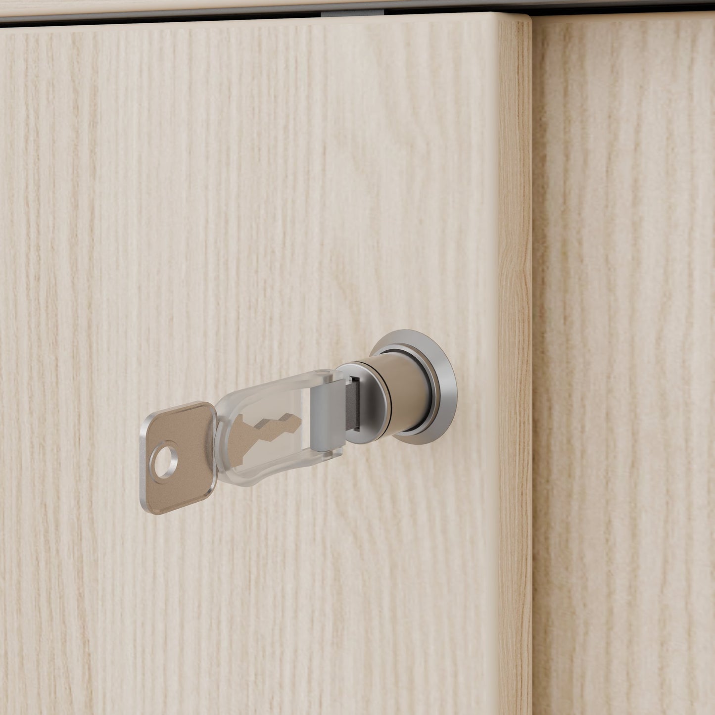 Armoire à portes coulissantes CHOICE | 3 OH, 1600 x 1095 mm, frêne sable