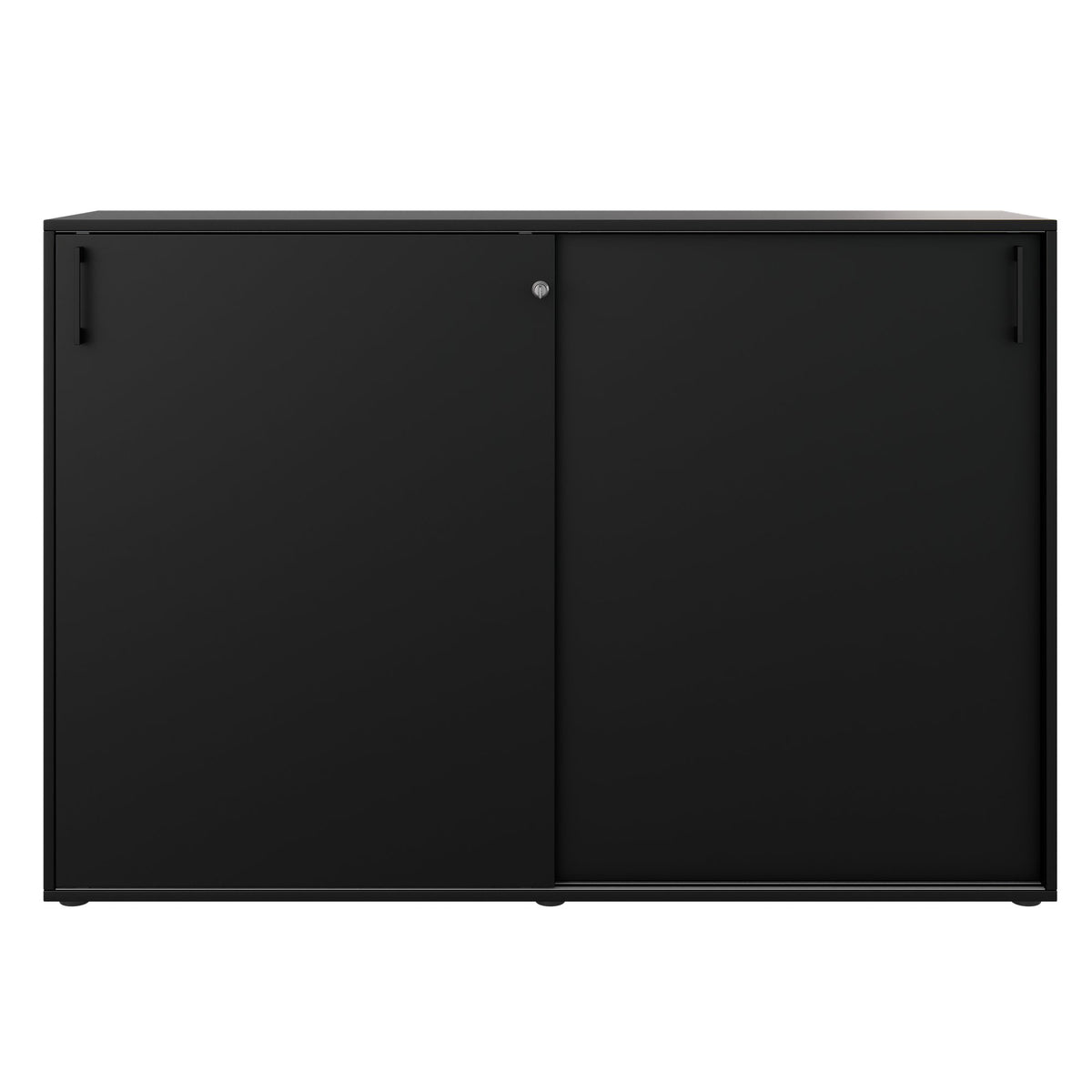 Armadio con ante scorrevoli CHOICE | 3 ripiani, 1600 x 1095 mm, nero - 3 Lightbox Main Image