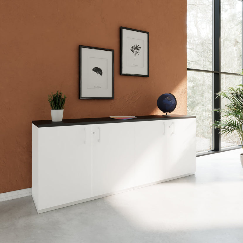 CHOICE Cupboard set | 2OH, 2000 x 785 mm, white