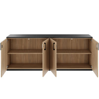 CHOICE Cupboard set | 2OH, 2000 x 785 mm, amber oak