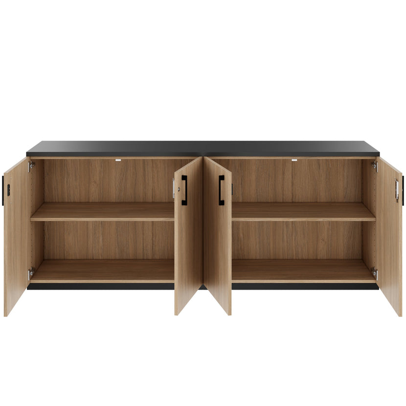 CHOICE Cupboard set | 2OH, 2000 x 785 mm, amber oak