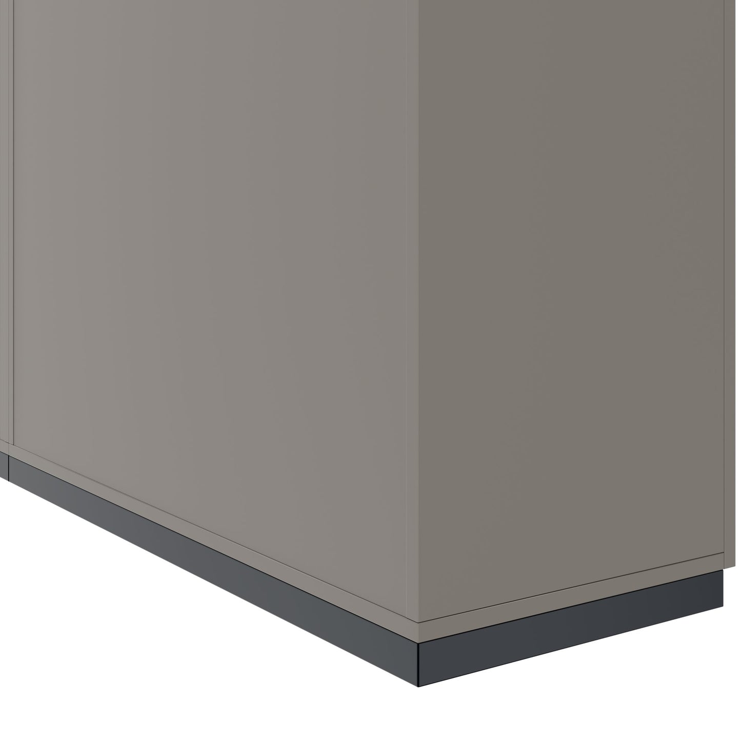CHOICE Cupboard set | 2OH, 2000 x 785 mm, cubanite gray