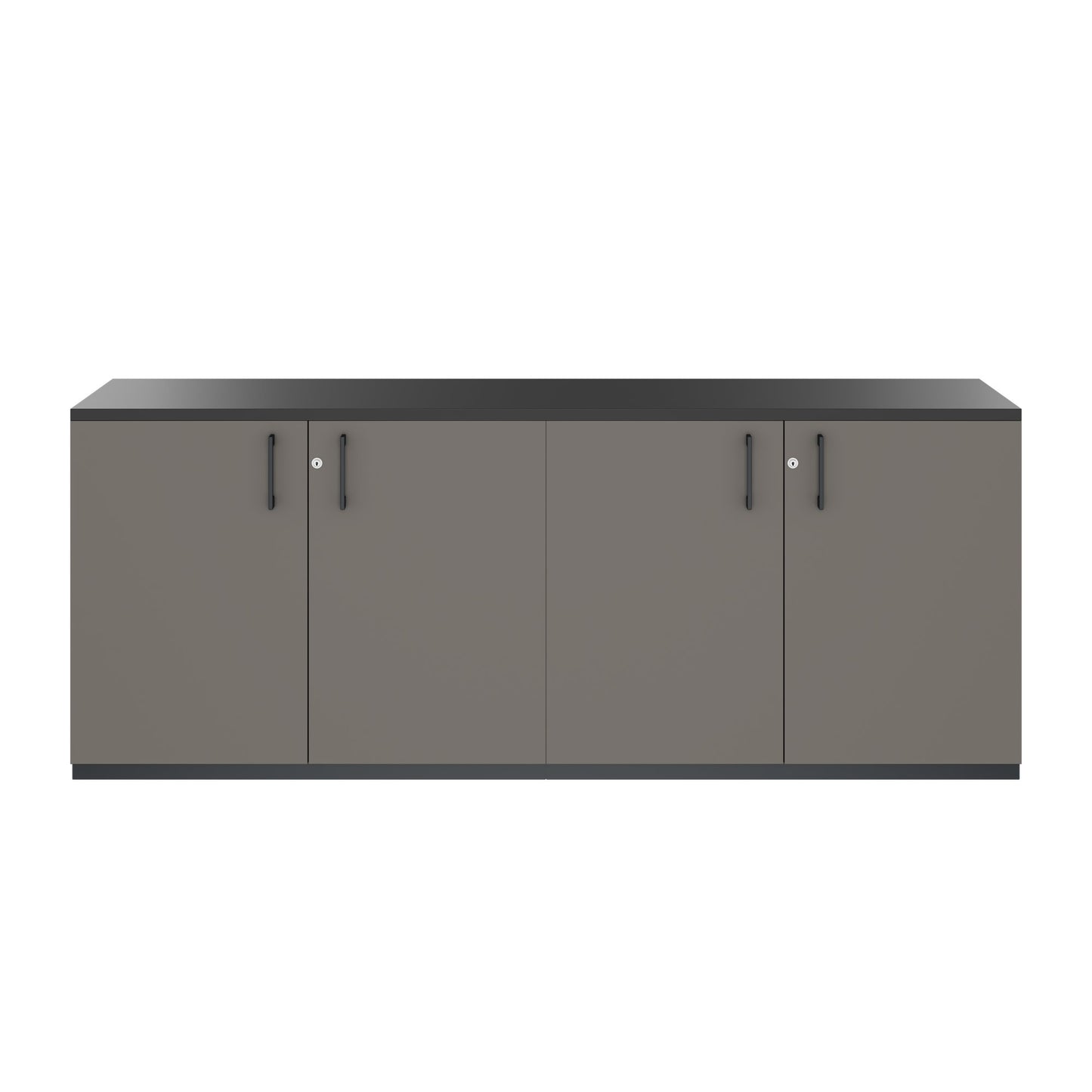 CHOICE Cupboard set | 2OH, 2000 x 785 mm, cubanite gray