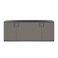 CHOICE Cupboard set | 2OH, 2000 x 785 mm, cubanite gray