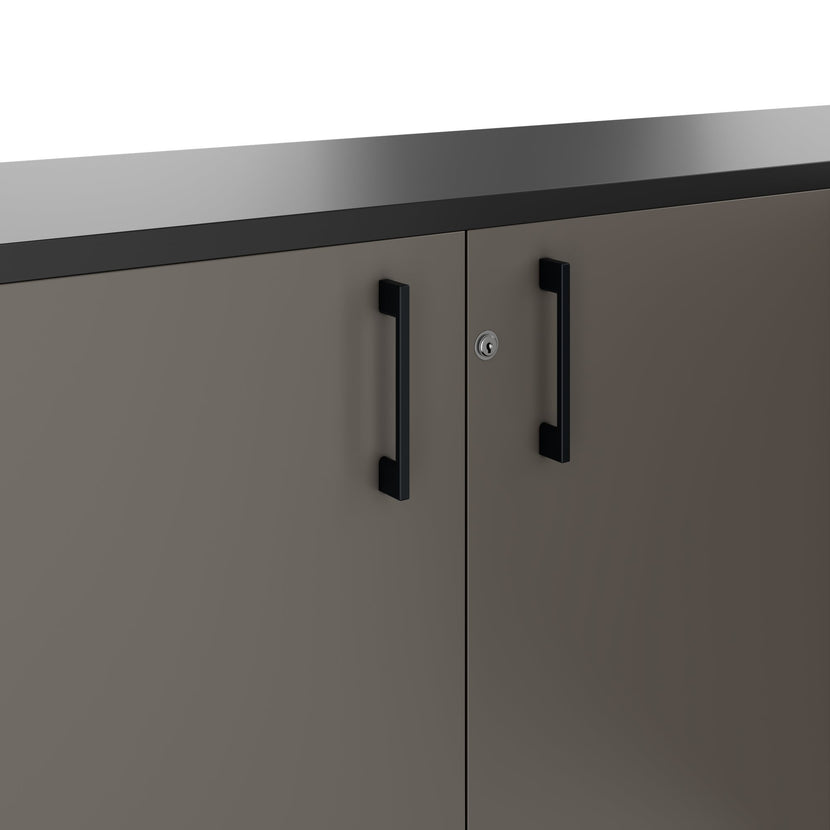 CHOICE Cupboard set | 2OH, 2000 x 785 mm, cubanite gray
