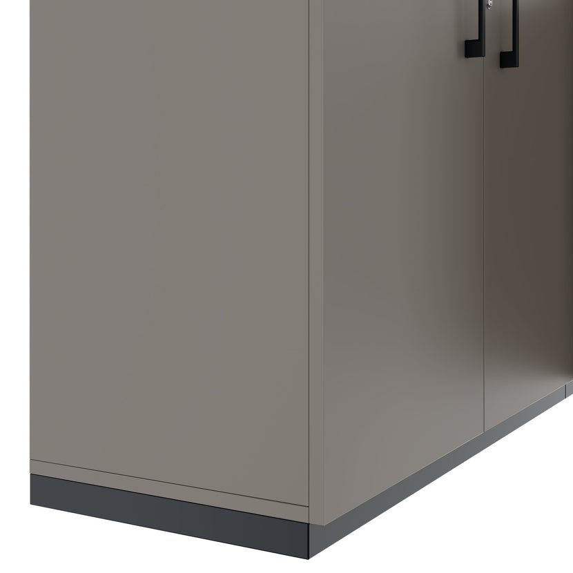 CHOICE Cupboard set | 2OH, 2000 x 785 mm, cubanite gray