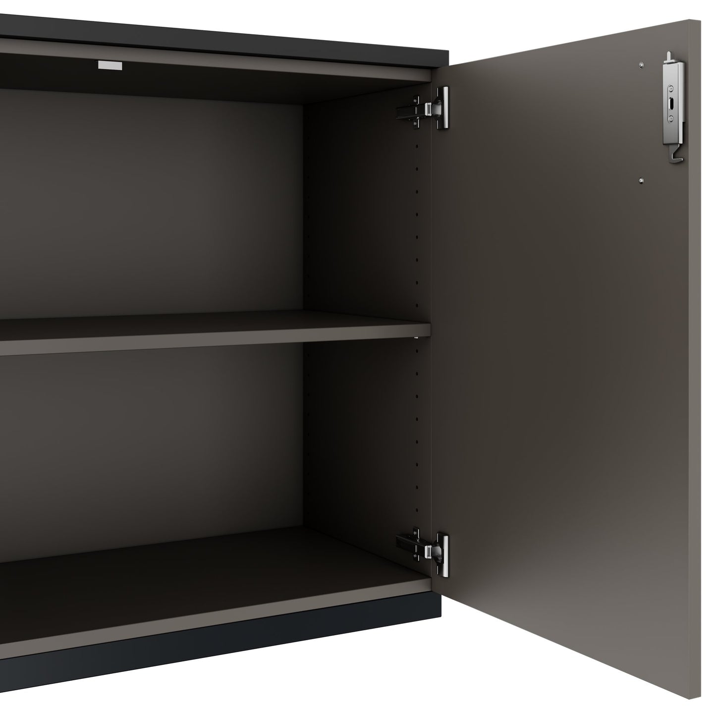 CHOICE Cupboard set | 2OH, 2000 x 785 mm, cubanite gray